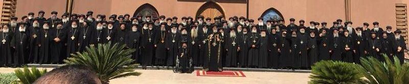 ملف:آباء المجمع المقدس للكنيسة القبطية الأرثوذكسية.jpg